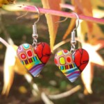 Boucles d'oreilles en argile polymère
